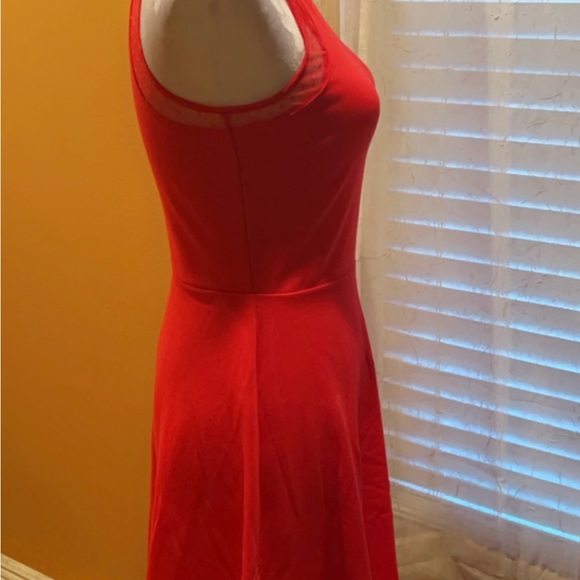 H&M| Women’s Red Sleeveless A-Line Dress Small - Picture 2 of 4